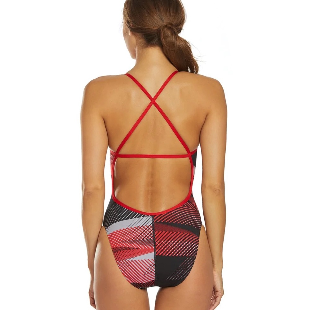 Speedo Endurance+ Women's The Fast Way Crossback One Piece Swimsuit - Picture 10 of 11